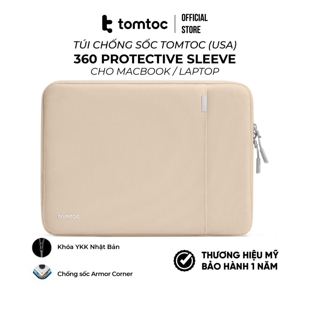 Túi chống sốc Tomtoc Protective 360 cho Macbook Air/Pro 13 /Pro 14 /Air 15/Pro 16 - Hàng chính hãng