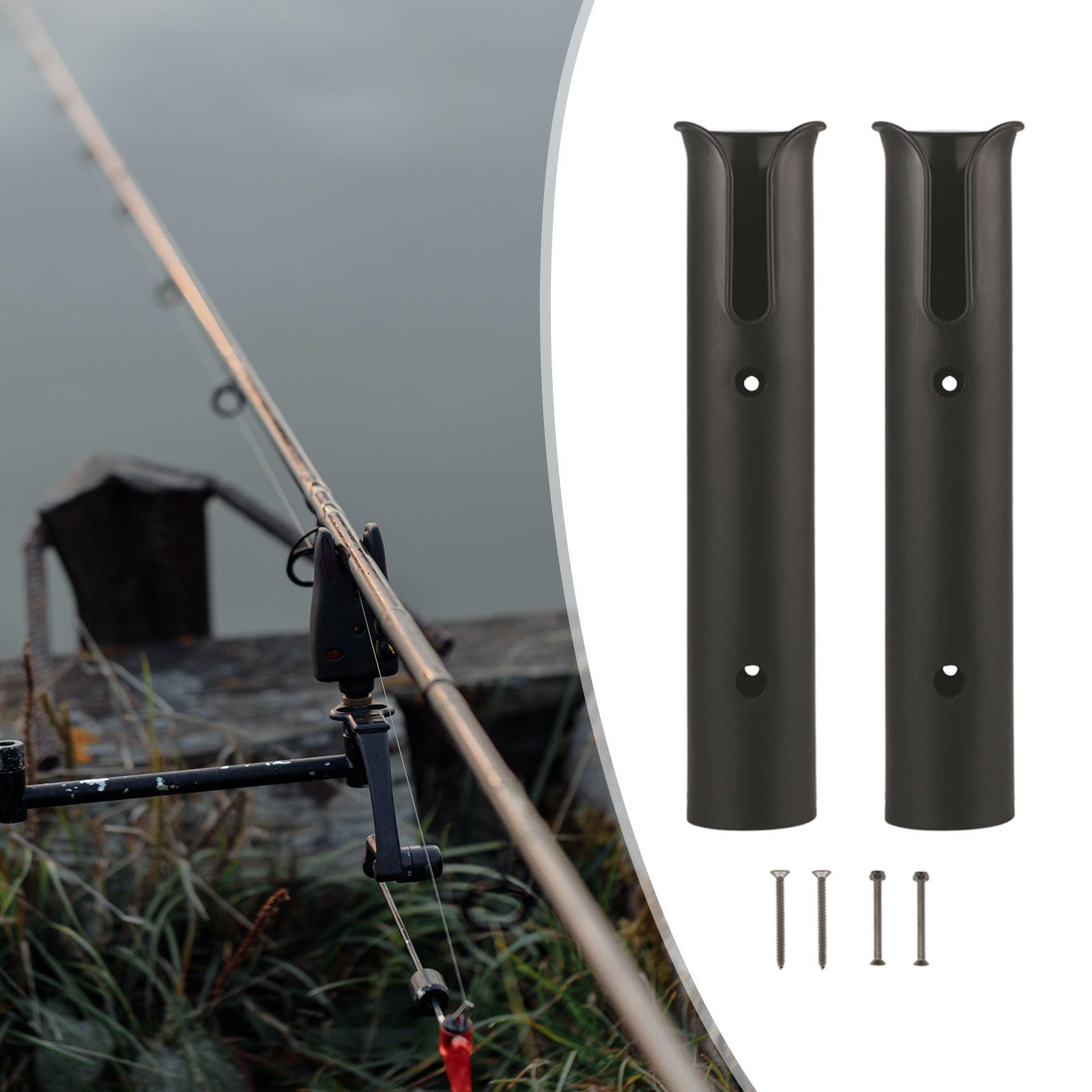 2x Fishing Rod Holder Fishing Rod Rack Space Saving Portable Durable Display Stand Storage Rack for Boat Garage Storage Accessories Outdoors