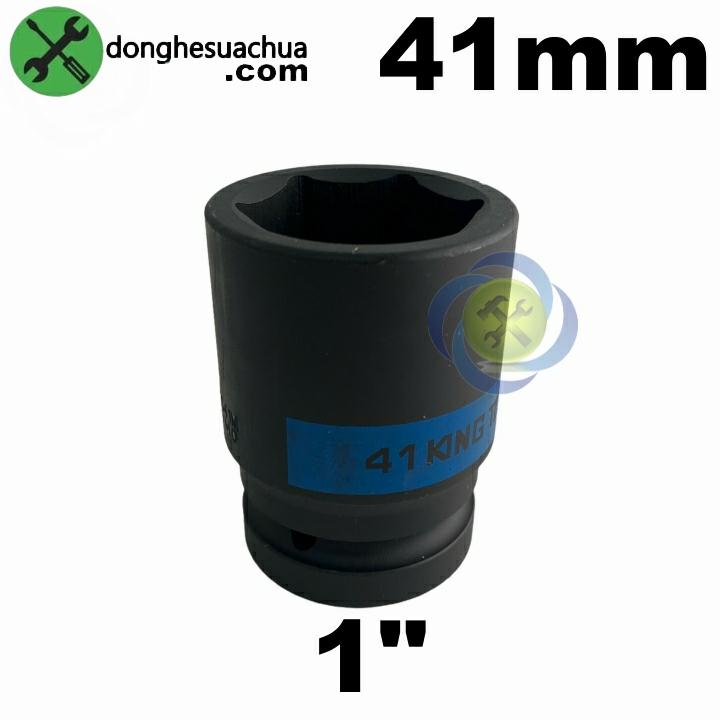 Tuýp 41mm 1 inch Kingtony 883541M loại dài 80mm có 6 cạnh màu đen