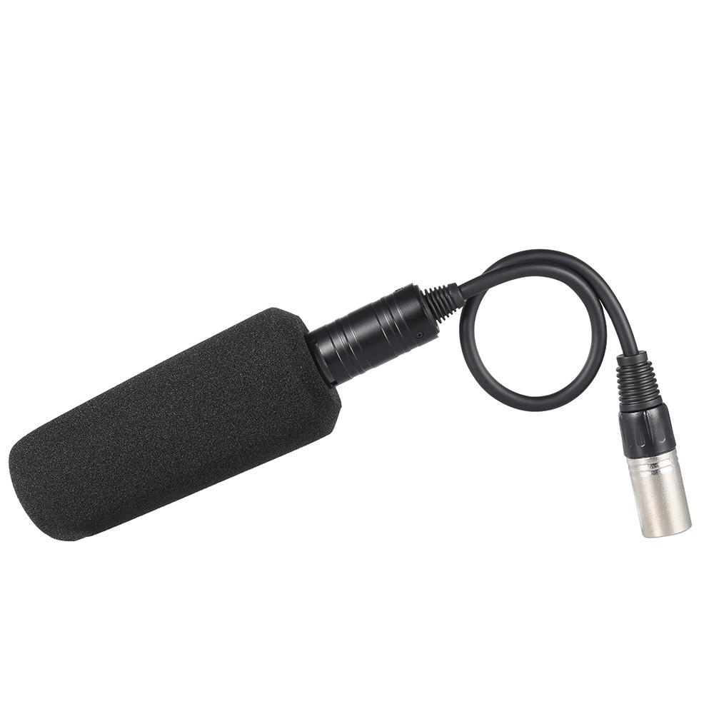Video Recording Interview Photography Stereo Condenser Unidirectional Microphone Mic for Sony Panosonic Camcorders--XLR