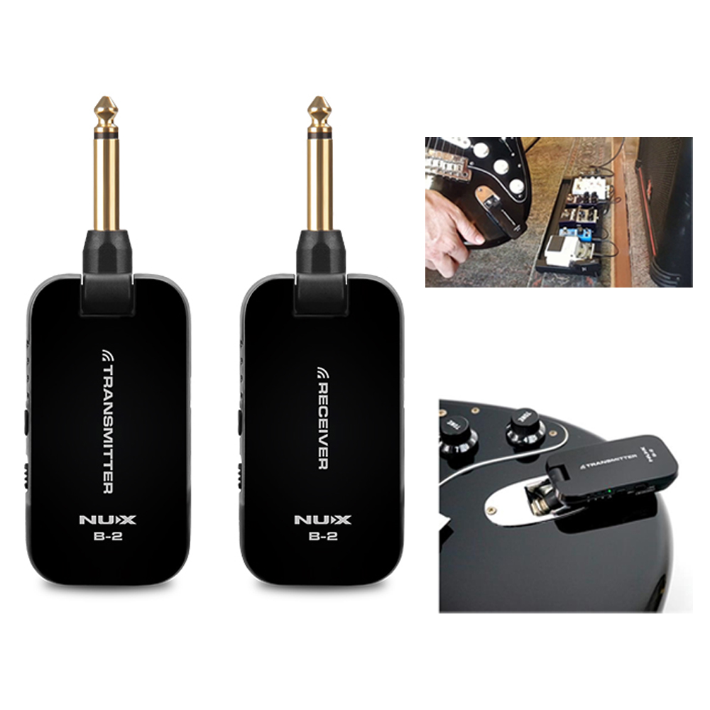 Bộ Thu Phát Tín Hiệu Không Dây Nux B2 - Wireless Guitar System 2.4GHz B-2 Pin sạc