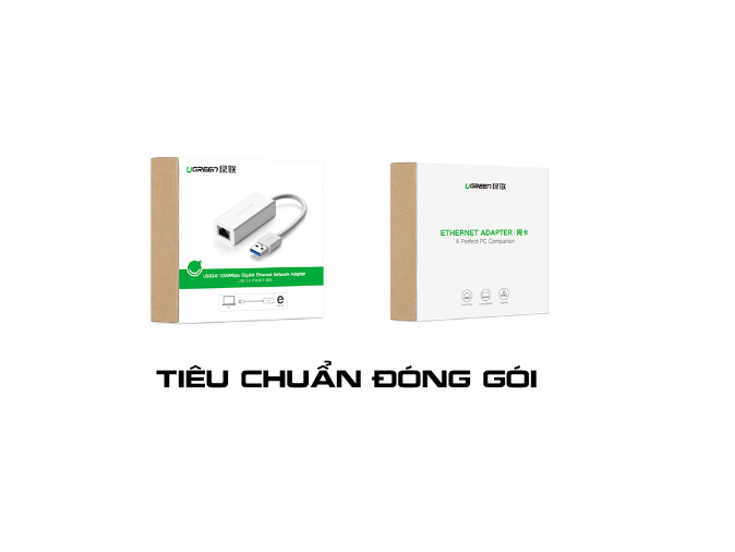 Cáp Chuyển Đổi Ugreen USB 3.0 Sang RJ45 20255 (Đen) - Hàng Chính Hãng