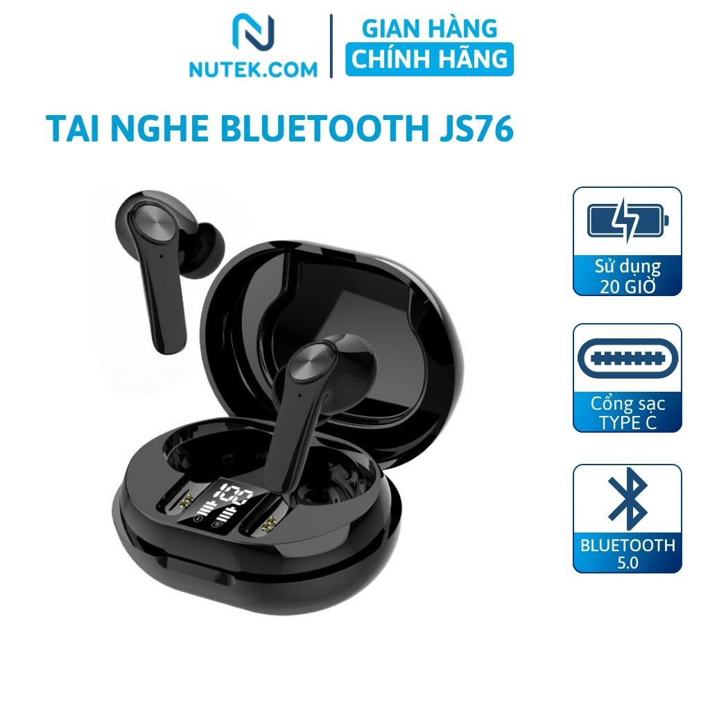 Tai nghe bluetooth gaming NUTEK JS76 không dây thể thao V5.0 chơi game chống ồn, độ trễ thấp