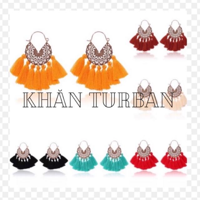 Khuyên tai bohemian tua rua vintage