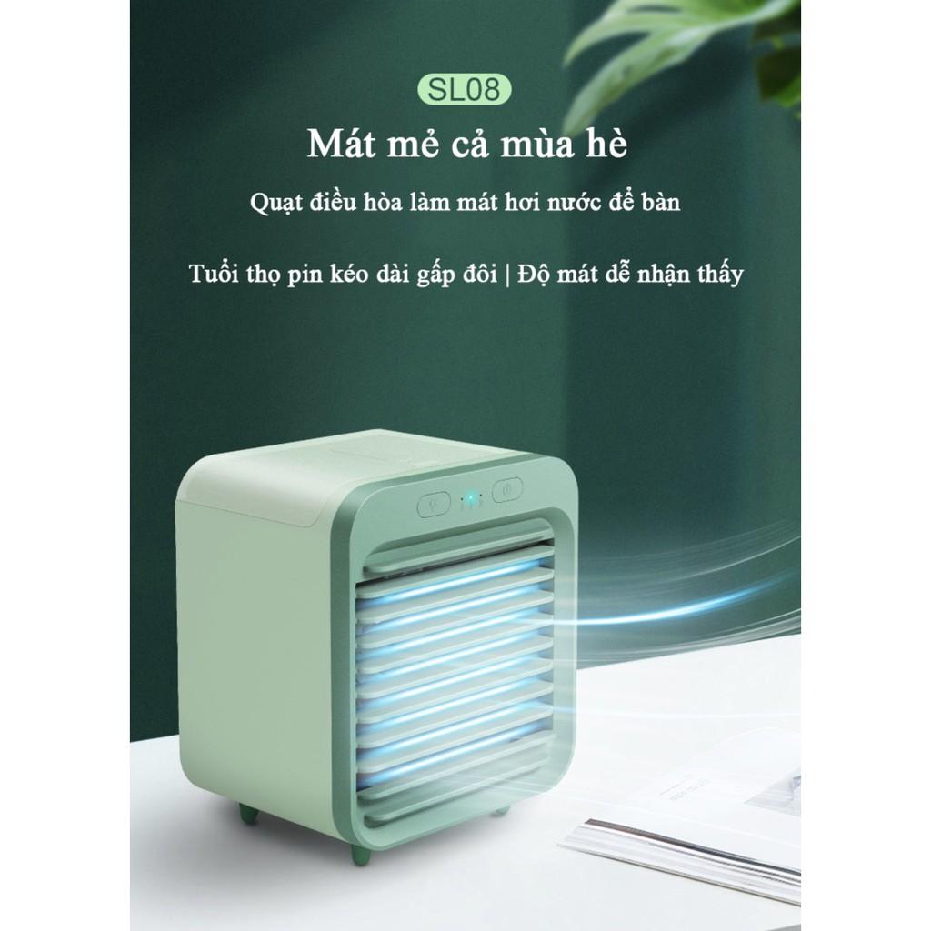 Máy làm lạnh để bàn sạc pin USB để bàn NORDIC AC GreenQuạt để bàn mini sạc pin USB để bàn NORDIC AC Green - AsiaMart