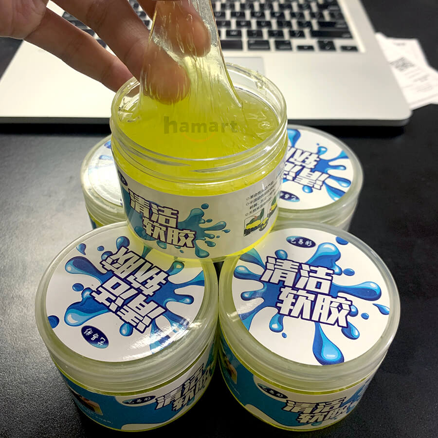 Hộp 200g Slime Lau Bụi Bàn Phím Làm Sạch Thiết Bị Điện Tử Gel Dính Bụi Vệ Sinh Ô Tô Đa Năng