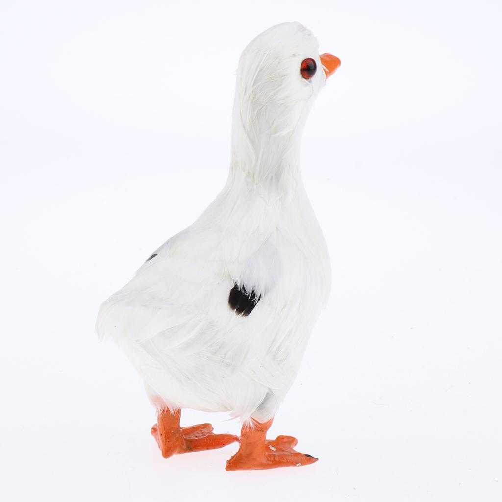 Simulation Goose Toy Model Handcraft Garden Home Lawn Decor Craft Ornament