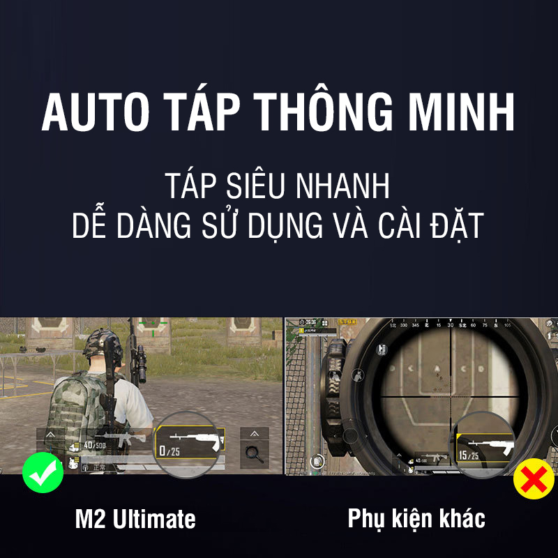 Meiying M2 Ultimate - Bộ chuyển đổi game chơi PUBG, Free Fire, COD bluetooth 5.0 không delay, giật lag