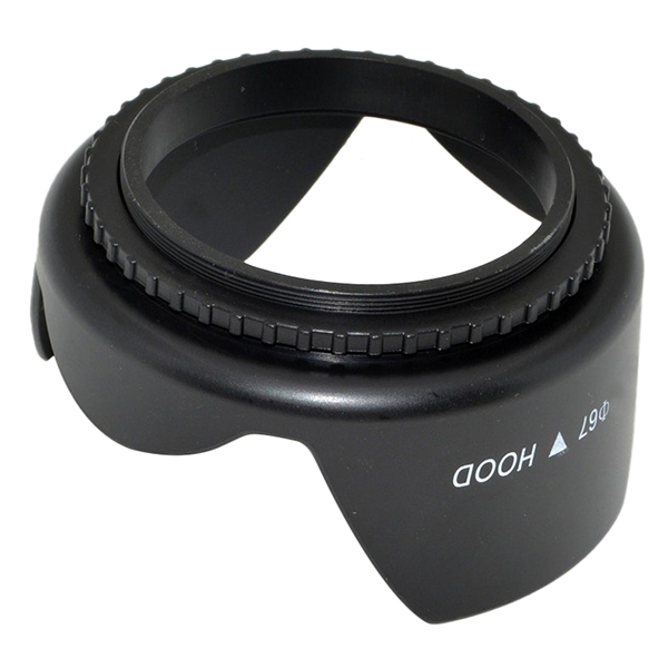 Lens Hood Có Ren Vặn Phi 67mm - Hàng Nhập Khẩu