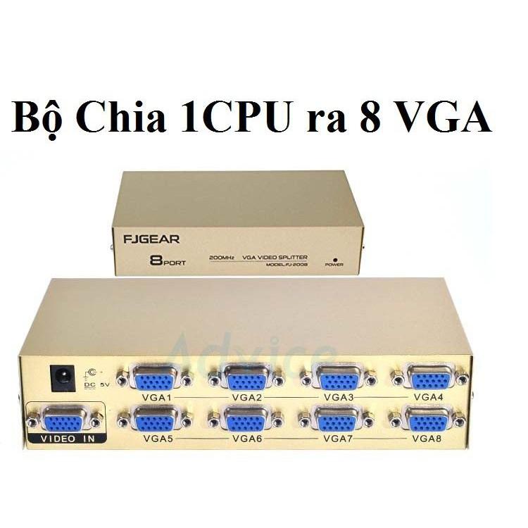 Hub chia 1CPU ra 8 VGA (200MHz)