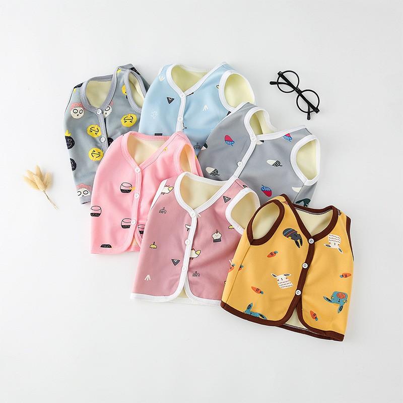 MD14 Áo Ghile nỉ cotton mềm mịn Quảng Châu cao cấp xuất Hàn cho bé Trai bé Gái