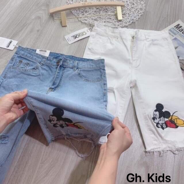 QUẦN JEANS NGỐ CHO BÉ GÁI