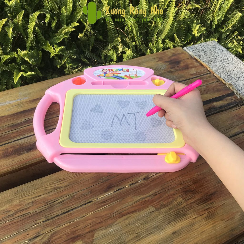 Bảng Đồ Chơi Vẽ Tự Xóa Thông Minh Drawing Board 2 Tay Cầm Tiện Lợi
