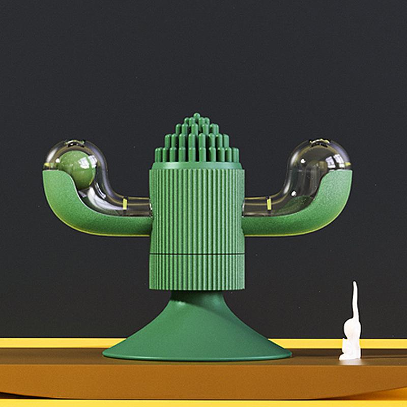 Bán buôn đồ chơi thú cưng Đồ chơi mèo ngộ nghĩnh có thể đặt Đồ chơi xương rồng Catnip（màu xanh lá cây）