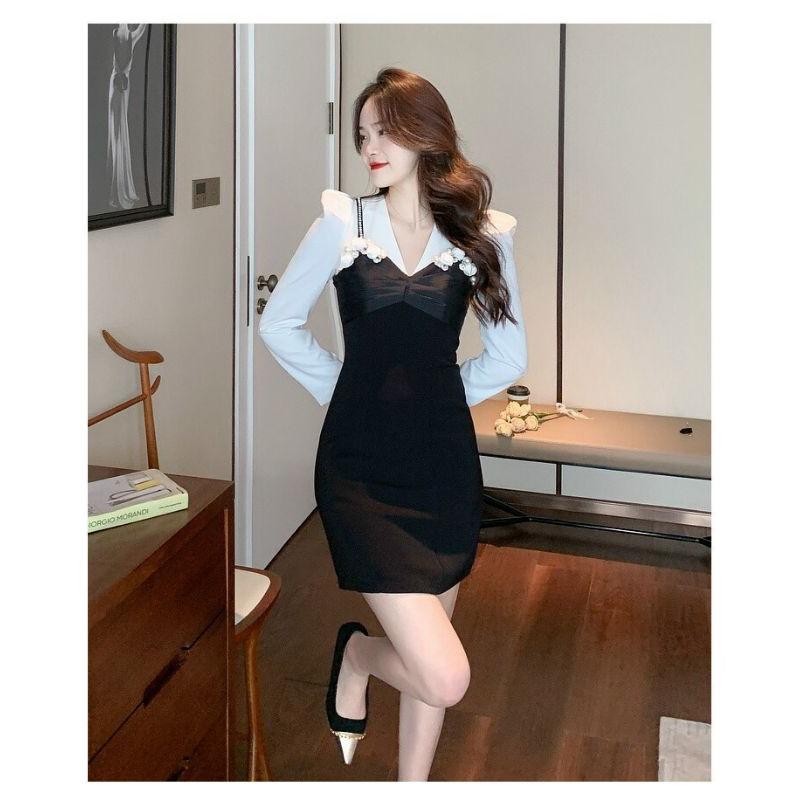 ĐẦM BODY CỔ ĐÍNH ĐÁ CAO CẤP
