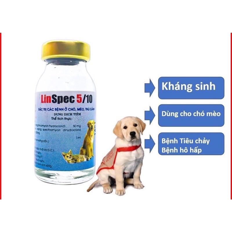 1 lọ Linspec 5/10 đi ngoài cho cho mèo 10ml