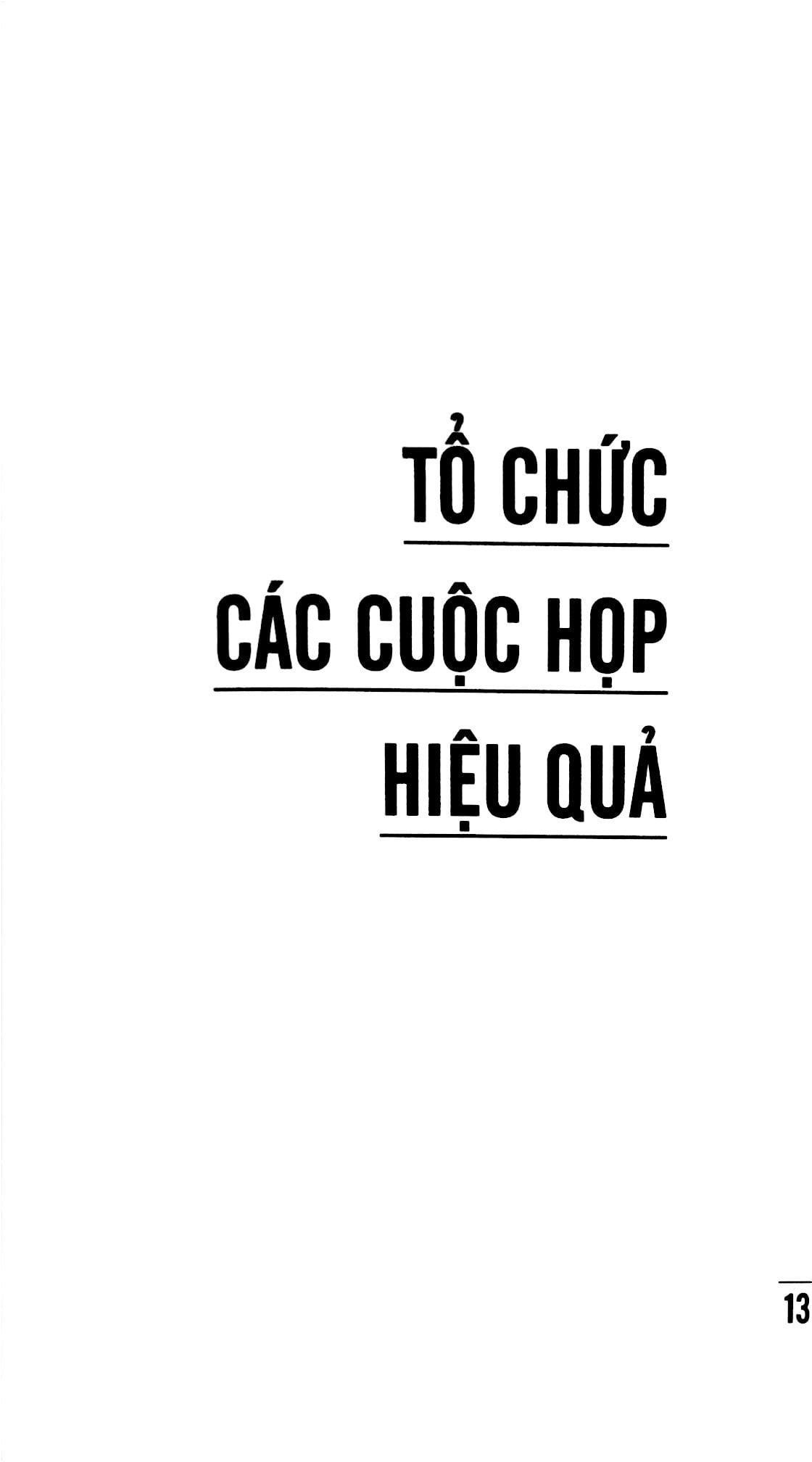 20 Phút Hội Họp Hiệu Quả (20 Minute Manager)