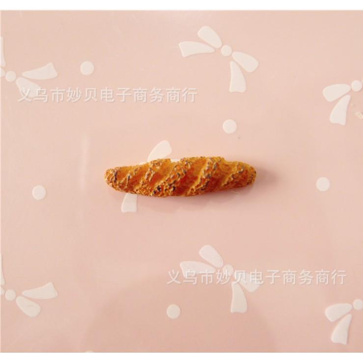 *HN* Charm bánh mì các loại dùng trang trí vỏ ốp điện thoại, làm Jibbitz, DIY