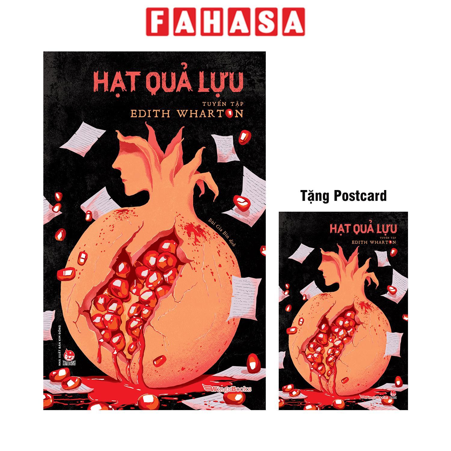 Sách - Hạt Quả Lựu - Tuyển Tập Edith Wharton - Tặng Kèm Postcard