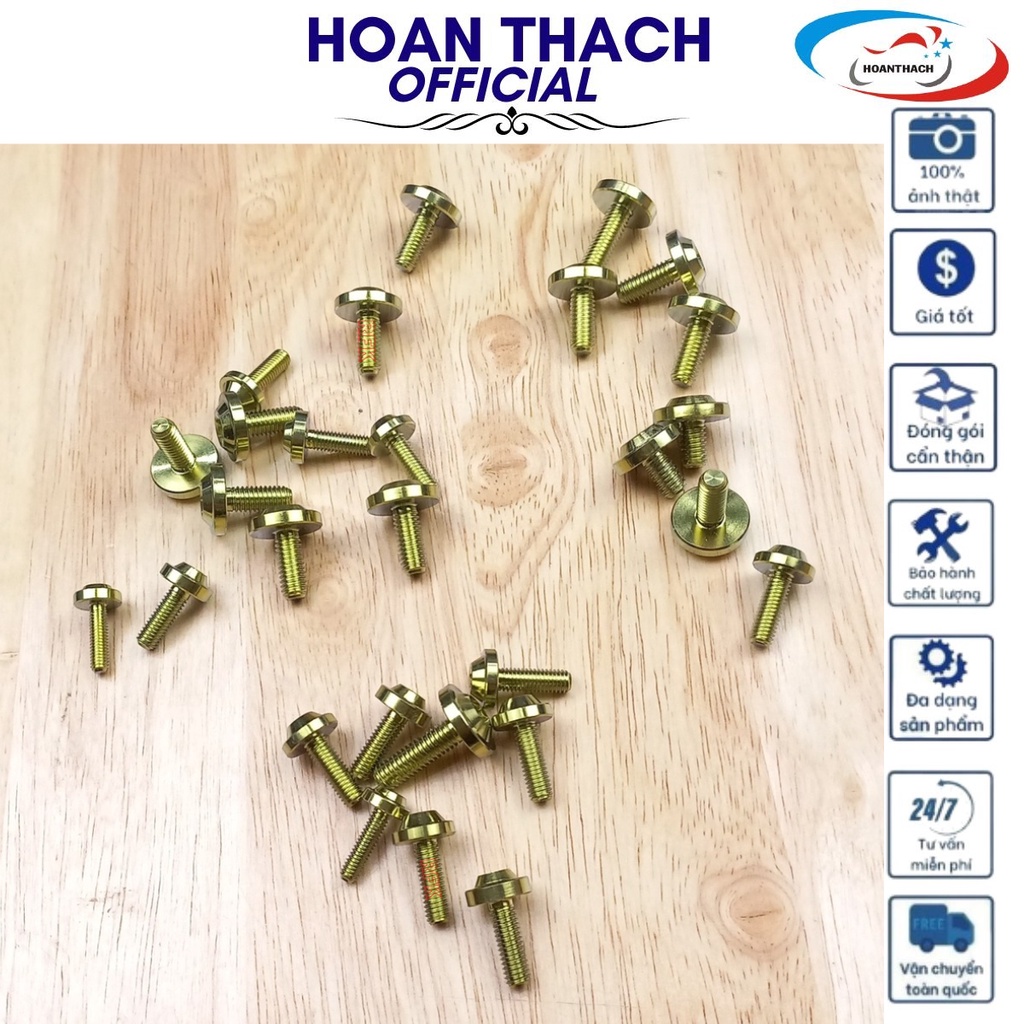 Bộ Ốc Áo Titan Vàng dùng cho máy Winner X ( 28 con ) HOANTHACH SP017484