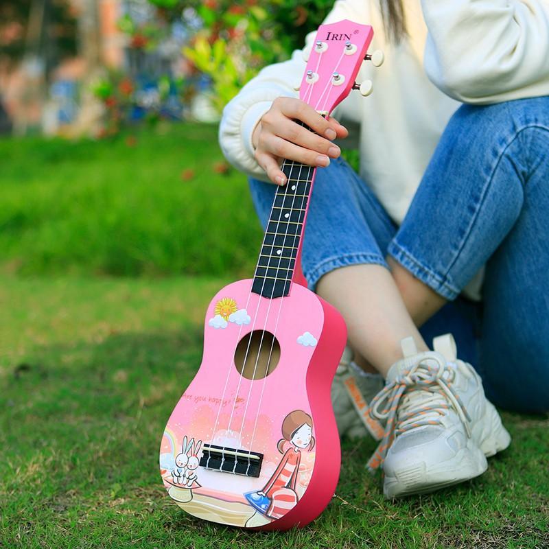 IRIN Đàn Ukulele 4 Dây 21 Inch Màu Hồng