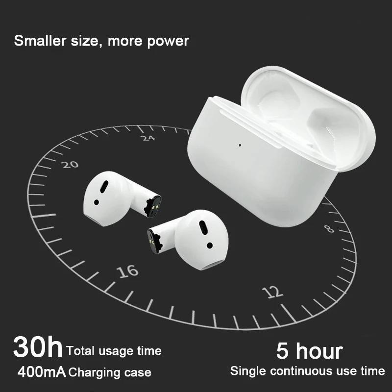 Mini Pro 5S TWS Tai Nghe Nhét Tai Bluetooth 5.0 Điều Khiển Cảm Ứng Không Dây Tai Nghe Stereo Tai Nghe Nhét Tai Thể Thao Tai Nghe Dành Cho Xiaomi iPhone