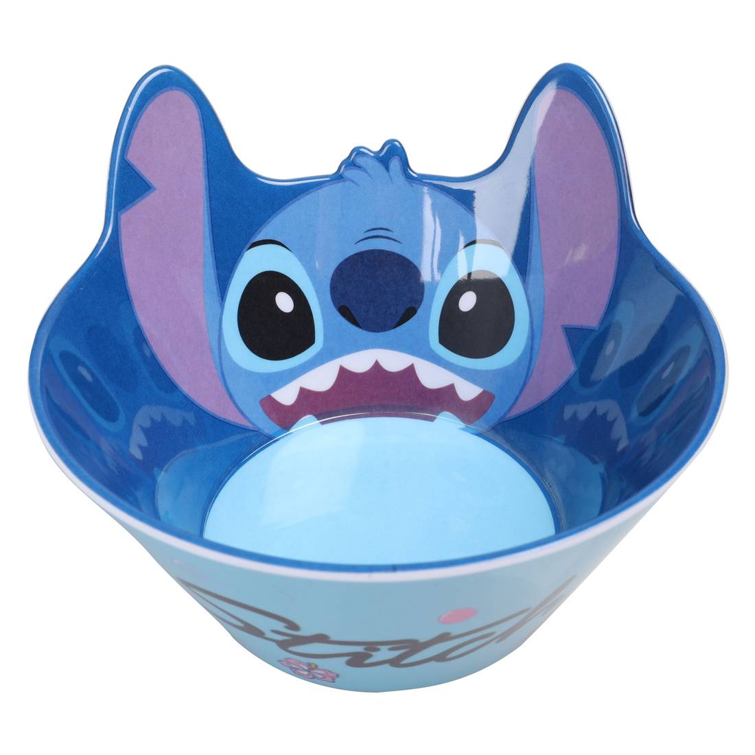 Chén tô ăn dặm melamine Disney hình Stitch 3D cho bé trai