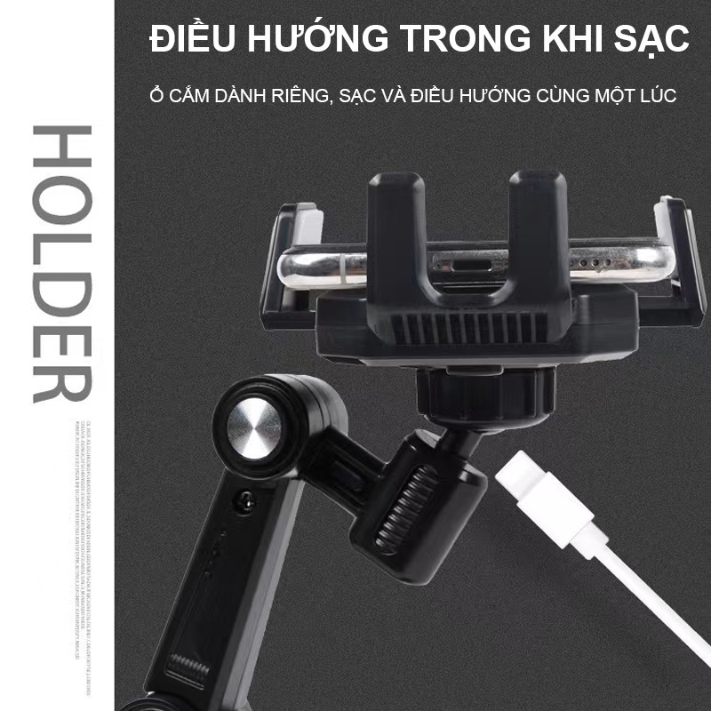 Giá Đỡ, Kẹp Điện Thoại Trên Ô Tô, Cốc Hút Bảng Taplo, Kính Xe Hơi Chắc Chắn, Điều Hướng Nhiều Góc Xoay 360 Độ Linh Hoạt