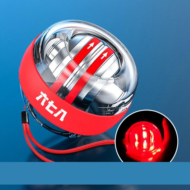 LED Gyroscopic Powerball Autostart Range Gyro Power Wrist Ball With Counter Arm Hand Muscle Force Trainer Fitness Equipment