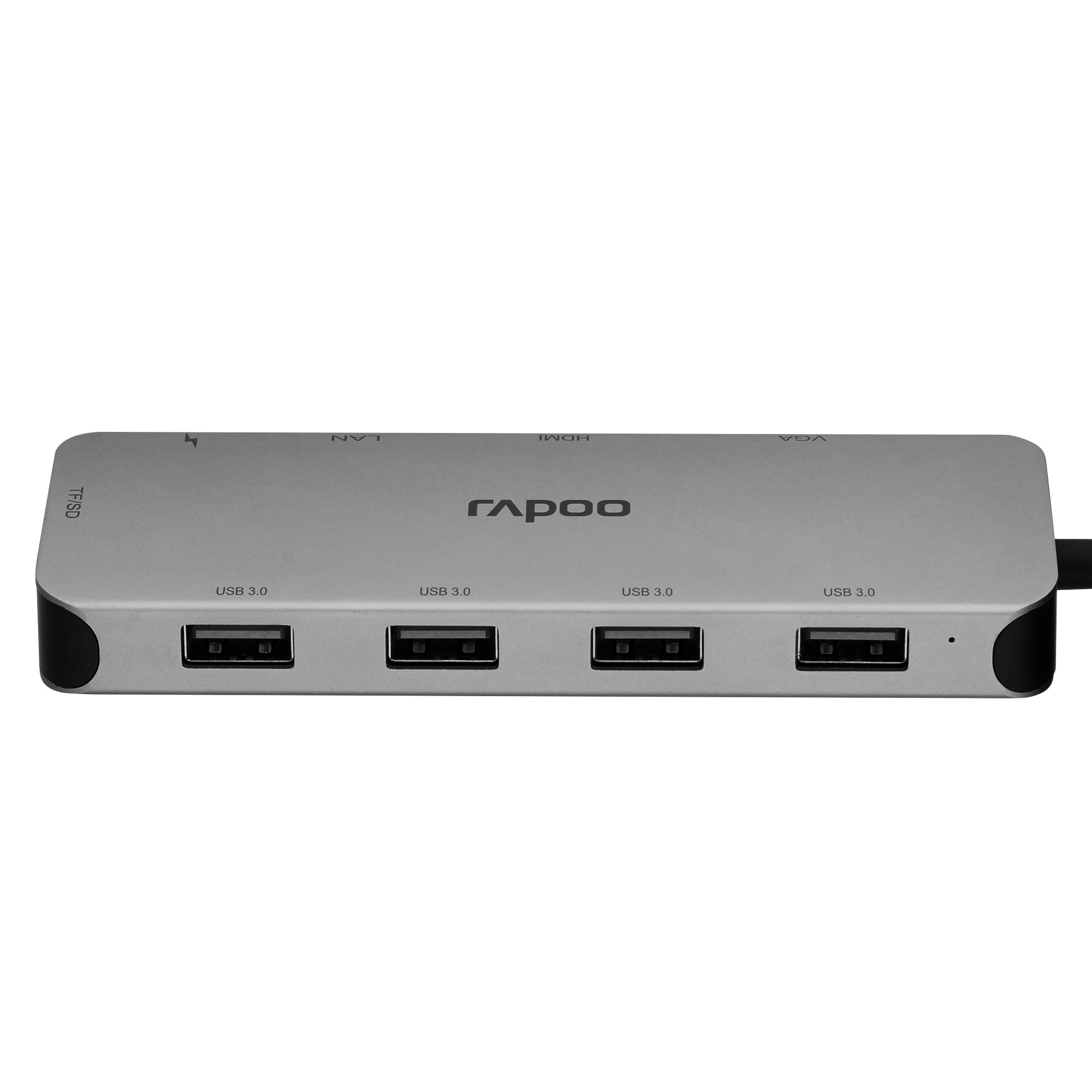Bộ chia Rapoo XD200 / USB-Type C Đa Năng (10 trong 1) - Hàng chính hãng