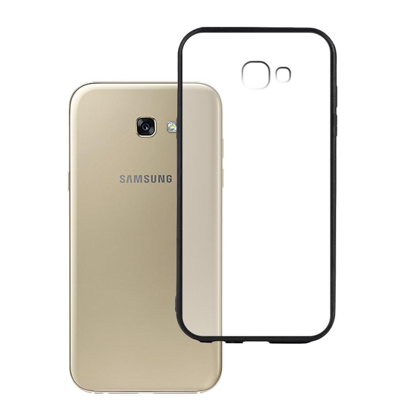 Ốp lưng Samsung Galaxy A7 2017 - Bề mặt nhám chống vân tay, lưng cứng, viền TPU dẻo - 02016 - Hàng Chính Hãng