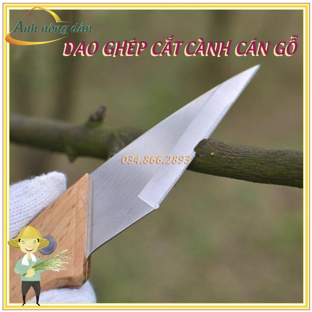 Dao ghép cành cán gỗ thép tốt - dụng cụ chuyên dùng để ghép cành