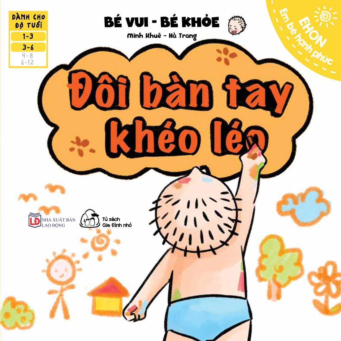 Sách Ehon - Bộ 10 cuốn - Bé vui bé khỏe