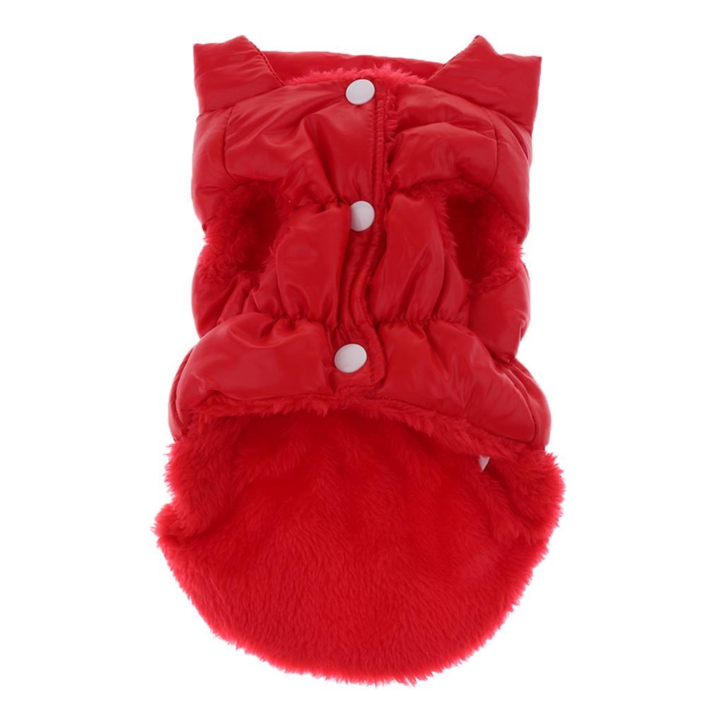 Dog Cat Vest Cotton Cute Cartoon Vest Puppy Pet Winter Clothes Apparel for Medium to Large Dogs