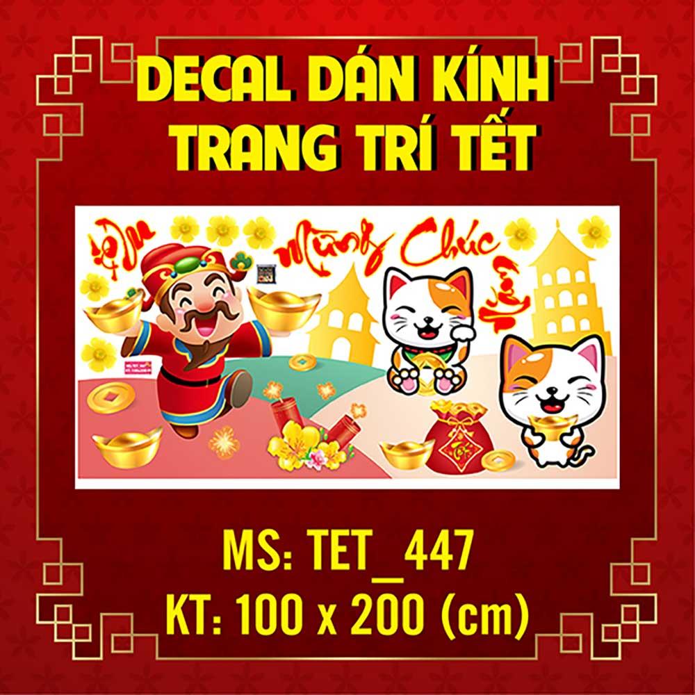 DECAL TRANG TRÍ TẾT 2023 COMBO SỐ 18