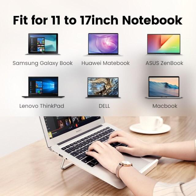 Giá đỡ laptop LP230 Khung gấp gọn, thiết kế siêu nhẹ Dễ dàng điều chỉnh độ cao | Hàng chính hãng - BH 18 tháng 1 đổi 1