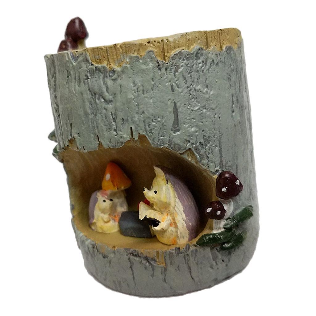 2Pc Hedgehog Flower Sedum Succulent Pot Planter Bonsai Trough Box Plant Beds