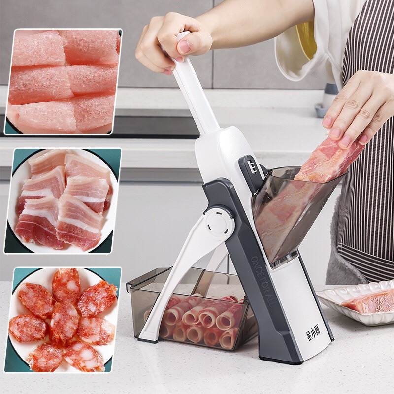 Máy Thái Rau Củ Quả 4 lưỡi dao đơn, đa năng, sắc bén, tiện lợi, an toàn
