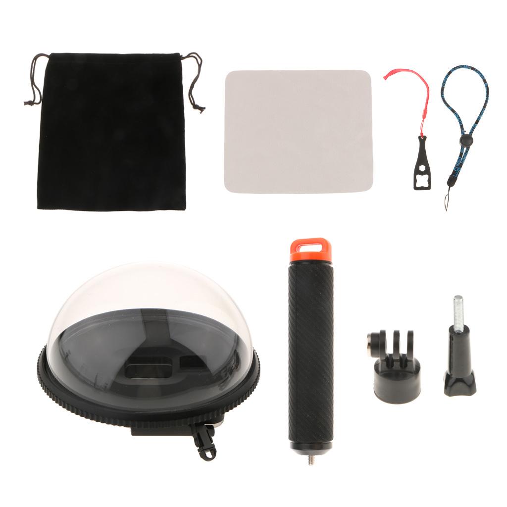 6" Waterproof Dome Port Lens Cover for Hero 5/6 w/ Hand Floating Grip
