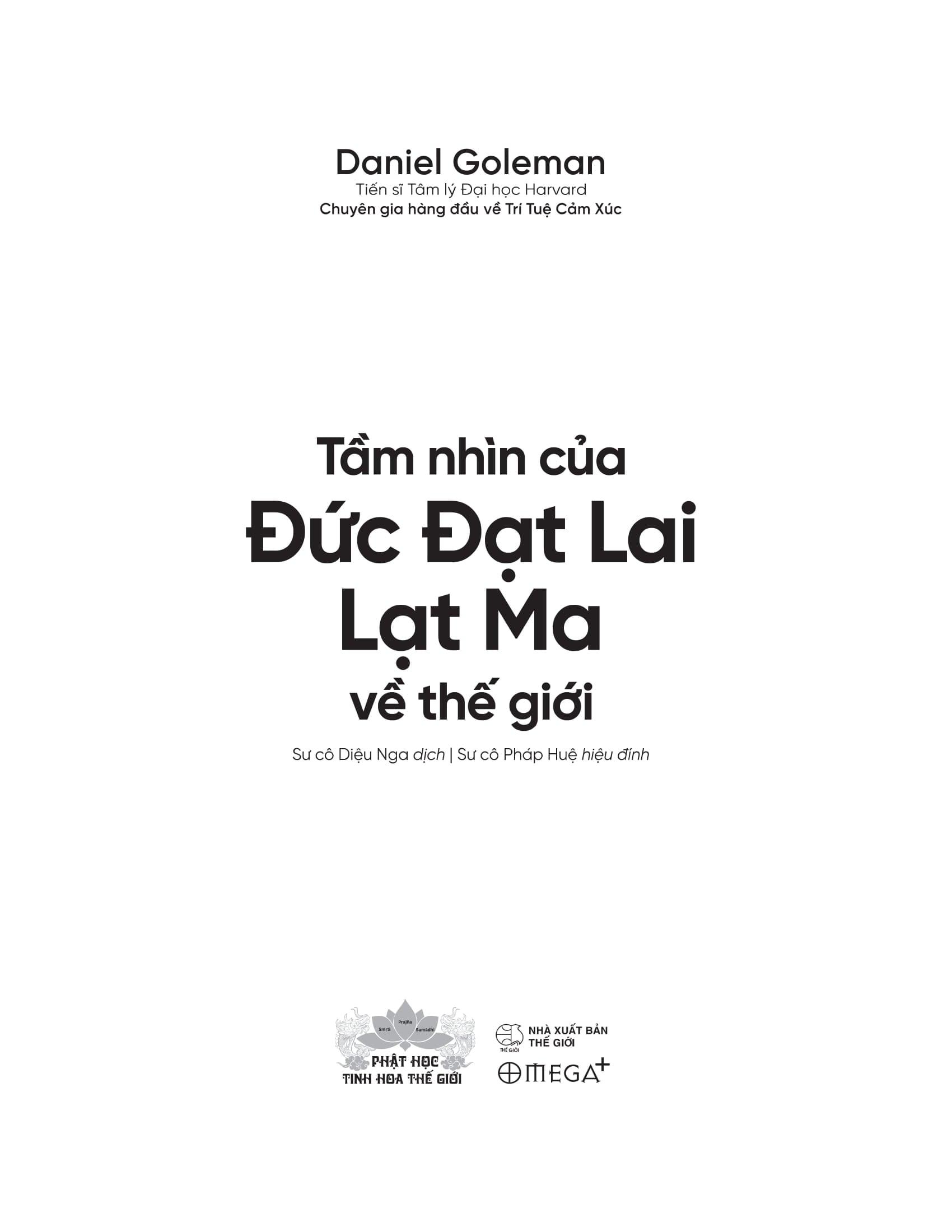Sách - Tầm Nhìn Của Đức Đạt Lai Lạt Ma Về Thế Giới