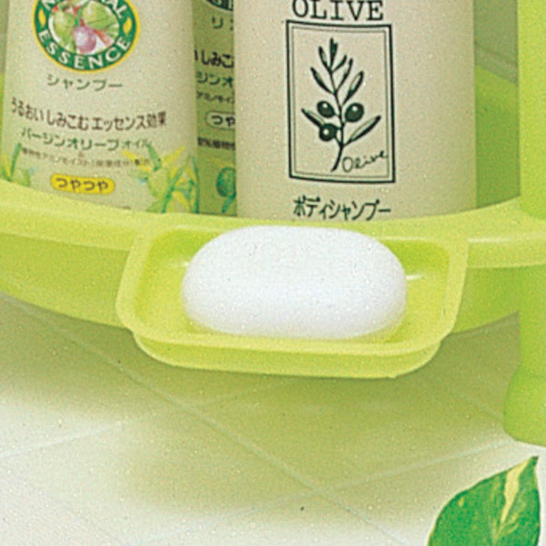 Kệ góc đựng đồ phòng tắm 3 tầng Inomata Leaf - Hàng nội địa Nhật Bản | Made in Japan
