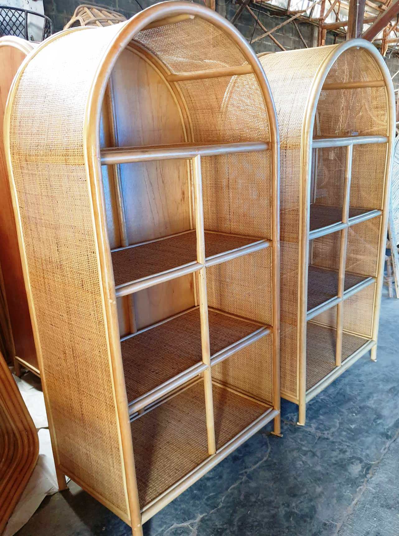 Tủ Casa Mây Đan kiểu dáng sang trọng - Casa Rattan Wardrobe
