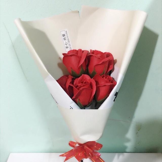 Quà tặng hoa hồng bó 5 bông
