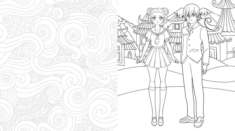 Sách - Manga & Chibis Coloring Book : Color your way through cute by Walter Foster Creative Team