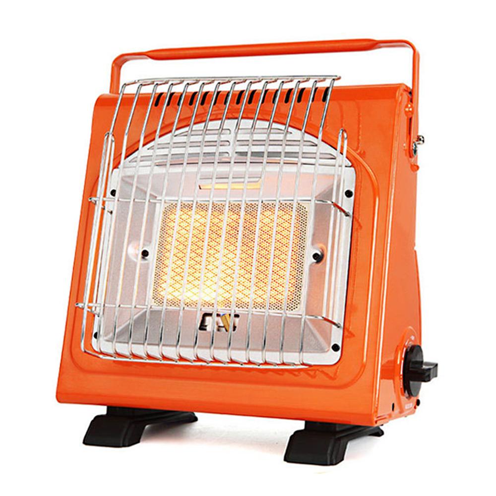 1700W Portable Space Heater Multifunctional Gas Heater Ceramic Heater Adjustable Iron Oven Heater for Outdoor Camping