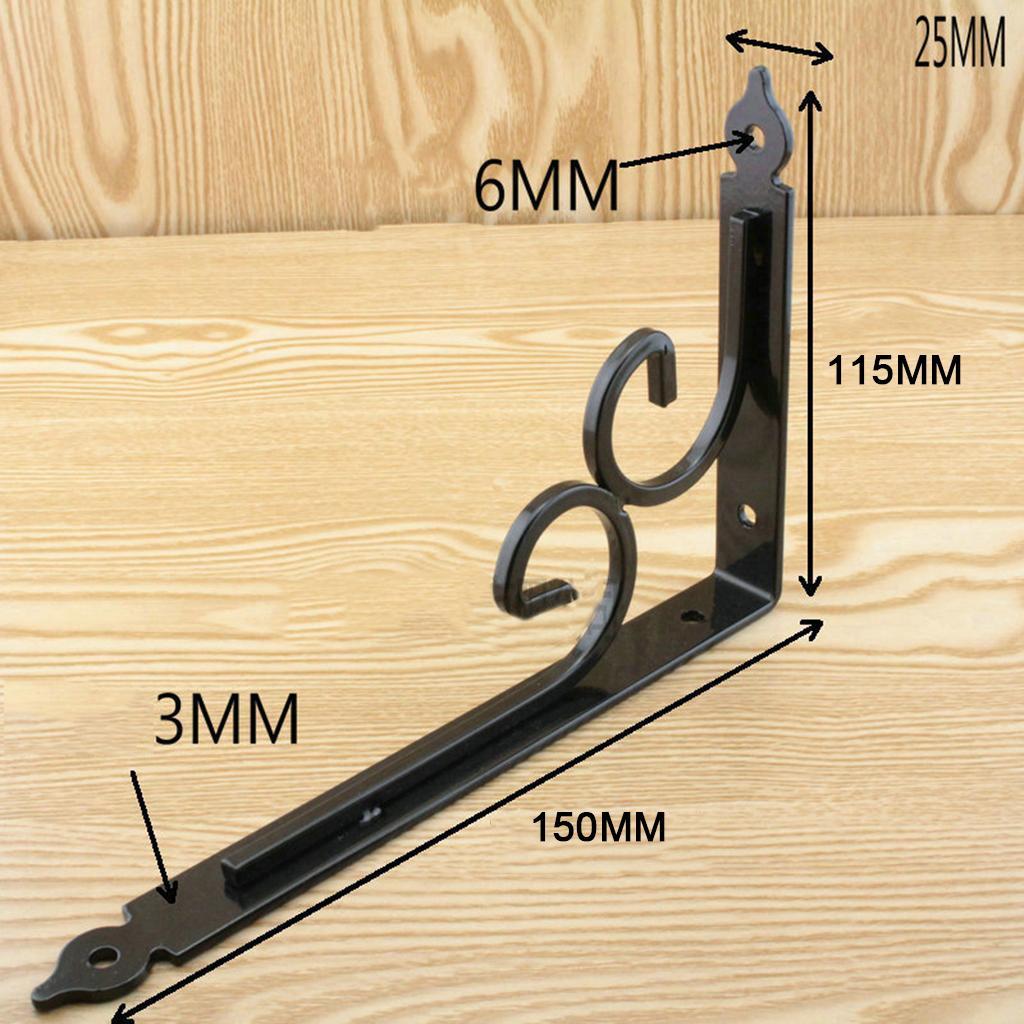 Wall Shelf Bracket L Shaped Angle Bracket Corner Floanting Bracket 15x11cm