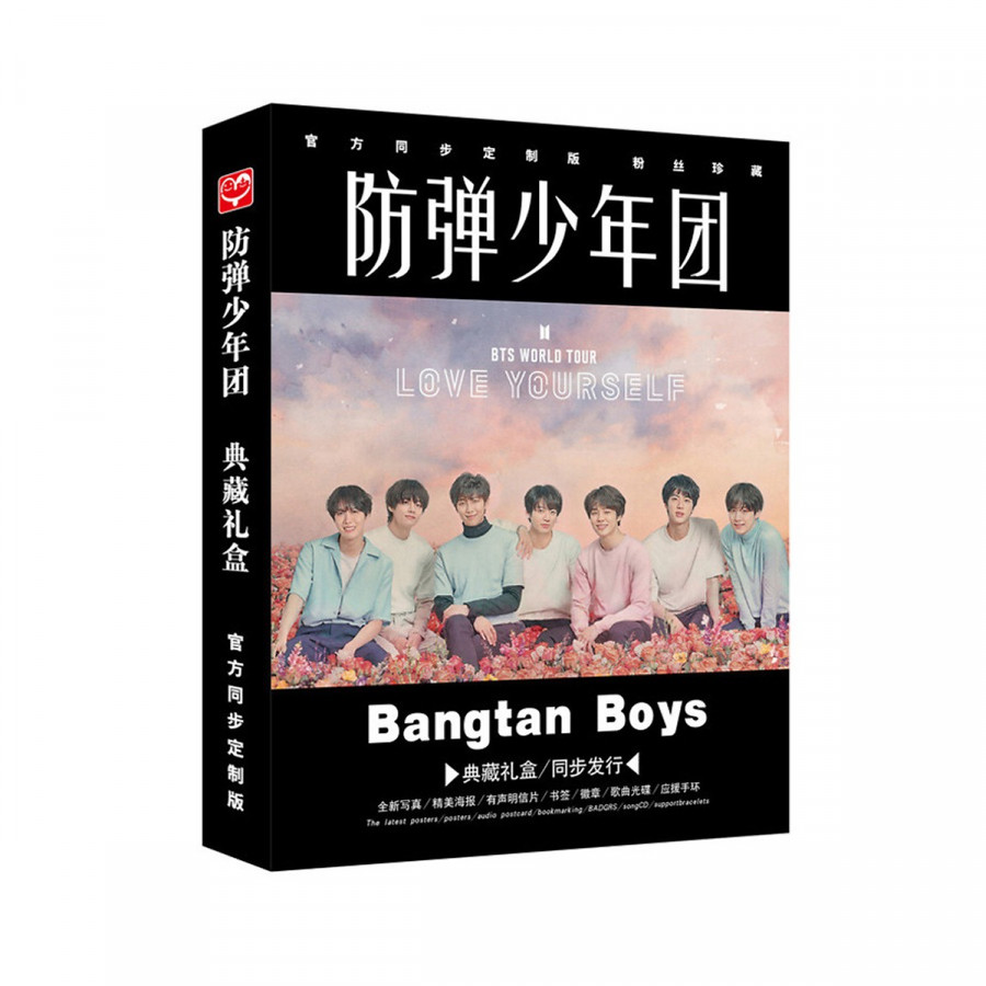 Combo Photo Album Kèm Hộp Đựng Goods BTS Love Yourself ( tặng hình dán tatoo )