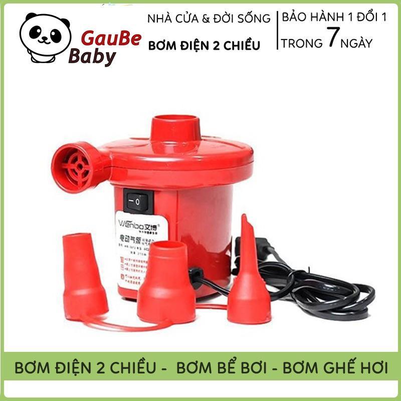 Bơm Điện Cầm Tay 2 Chiều 220V, Bơm Hút Chân Không, Bơm Bể Bơi, Bơm Ghế Hơi -