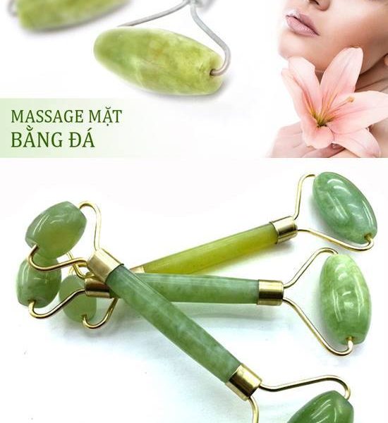 Đá Massage Mặt Bằng Thạch Anh Cao Cấp Giúp Lưu Thông Máu Hỗ Trợ Nâng Cơ, Giảm Nếp Nhăn, Thẩm Thấu Các Loại Dưỡng Da, Giúp Da Thư Giãn Hồng Hào, Căng Mịn