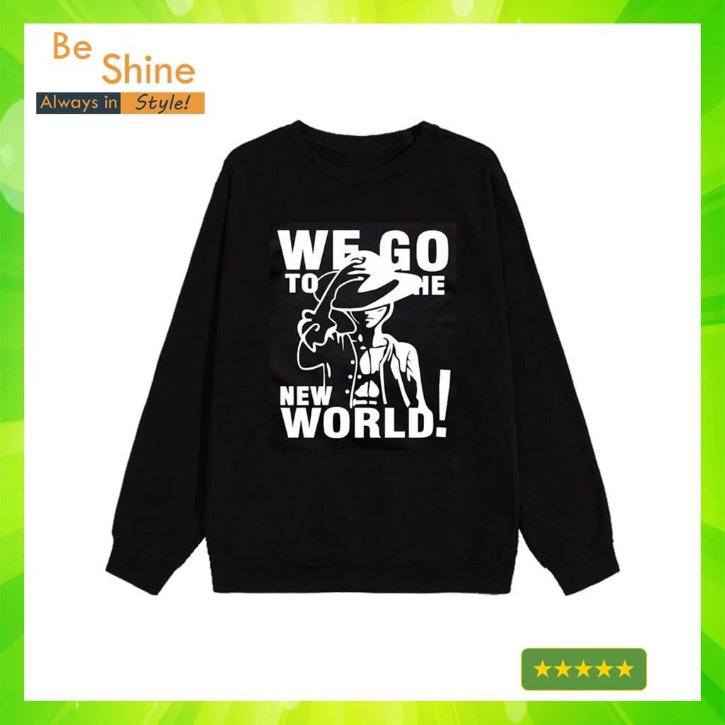 Sweater Hải Tặc Luffy One Piece DCT - Áo Nỉ Dài Tay Unisex Form Rộng Thời Trang Nam Nữ Phong Cách Hàn Quốc